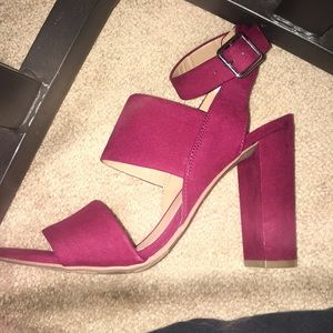 Burgundy heels